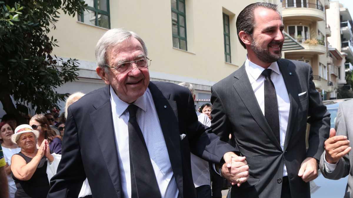 Νικόλαος Ντε Γκρες, τέως βασιλιάς Κωνσταντίνος