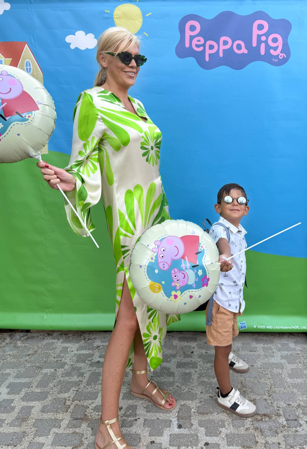 Η Σάσα Σταμάτη με τον ανιψιό της