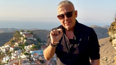 Ο Τάσος Δούσης στην Κέα