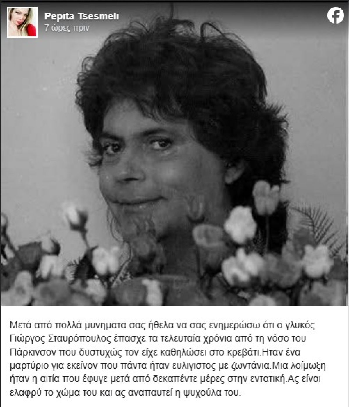 Πέπη Τσεσμελή για Μίστερ Μπούτια