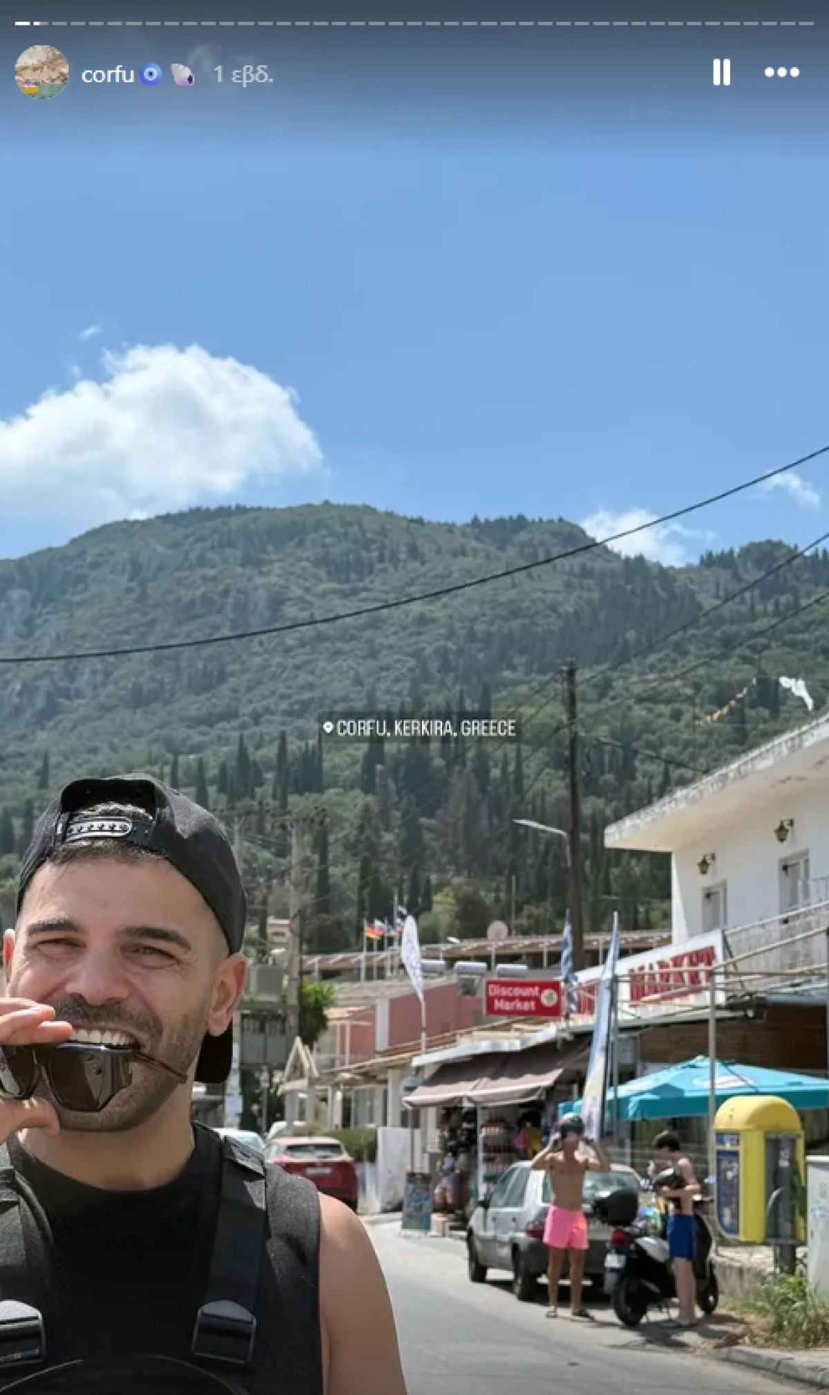 Ο Ανδρέας Ρόκκος στην Κέρκυρα