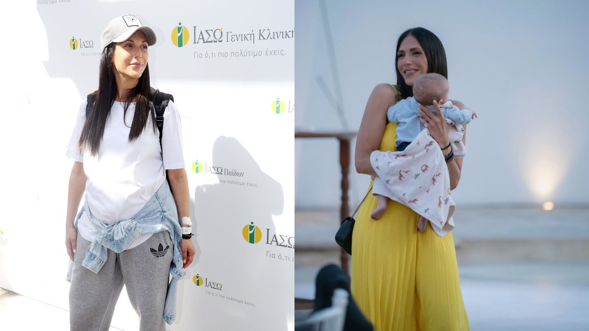 Η Ανθή Βούλγαρη και ο γιος της