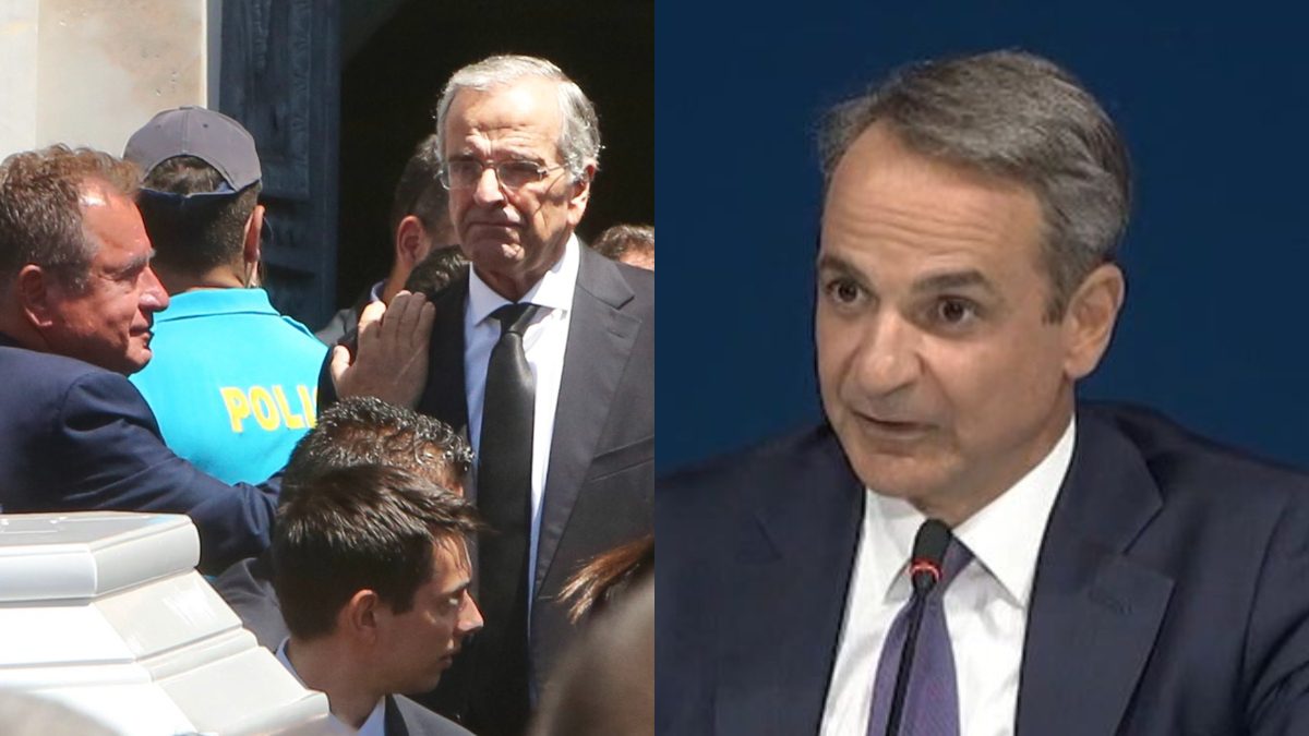 Ο Αντώνης Σαμαράς και ο Κυριάκος Μητσοτάκης
