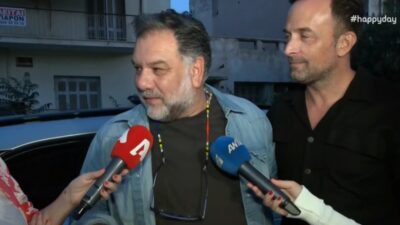 Ο Γρηγόρης Αρναούτογλου στην κάμερα του Happy Day