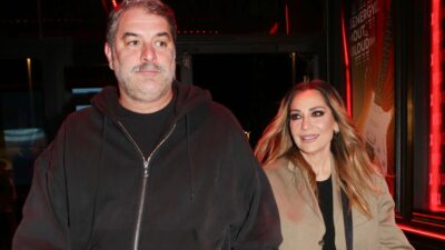 Ο Βασίλης Μπισμπίκης με την Δέσποινα Βανδή