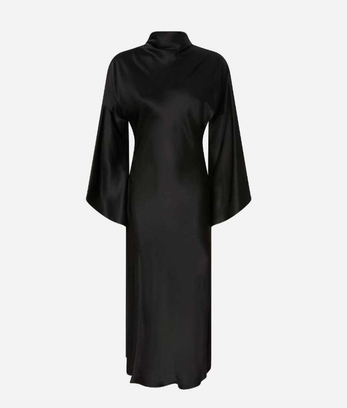 φόρεμα μαύρο σατέν