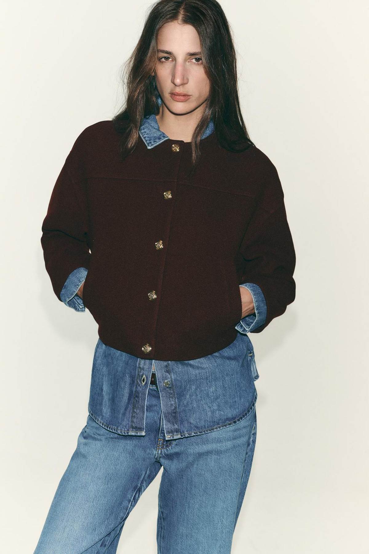 Bomber μπουφάν zara