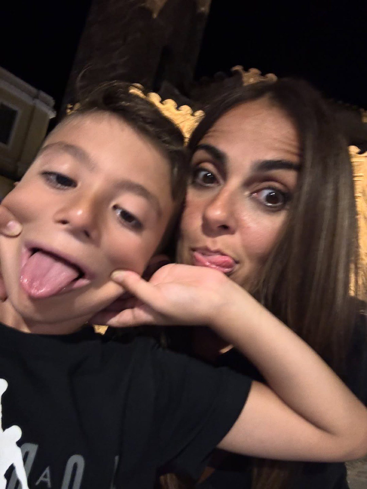 Η Αγγελική Δαλιάνη με τον γιο της