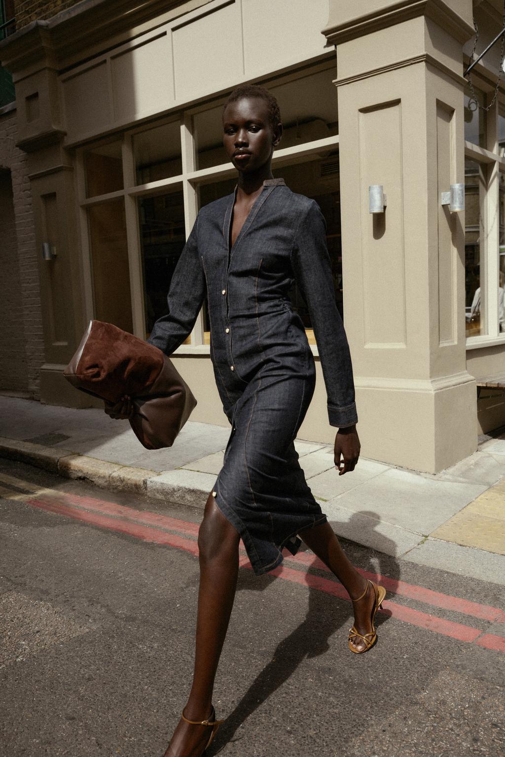 τζιν φόρεμα zara