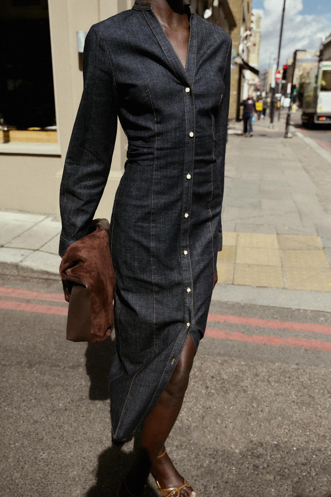 τζιν φόρεμα zara