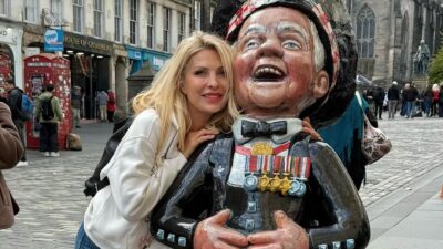 Η Ελένη Μενεγάκη στο Εδιβούργο