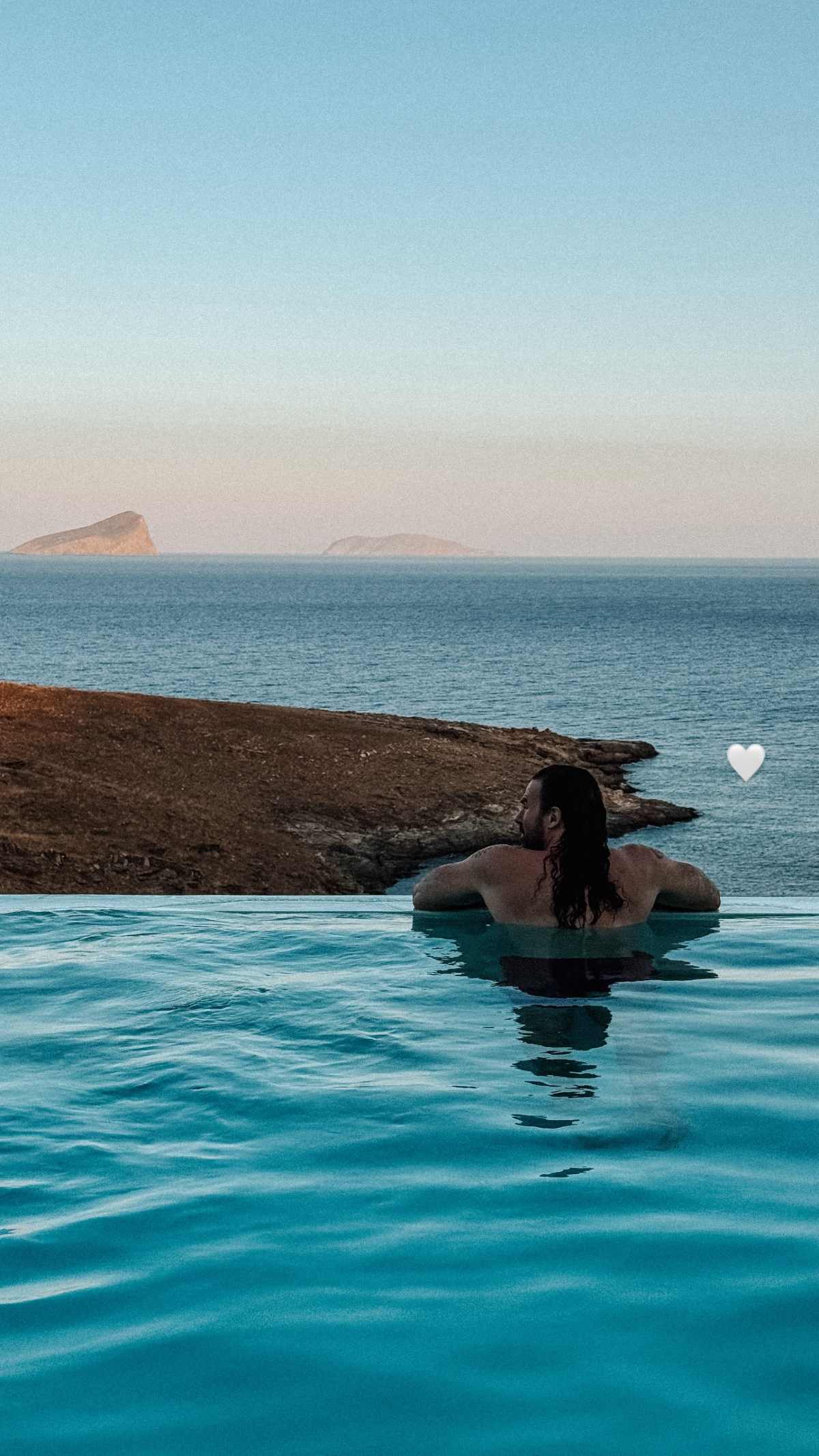 Η Ευρυδίκη Βαλαβάνη και ο Γρηγόρης Μόργκαν στις διακοπές τους