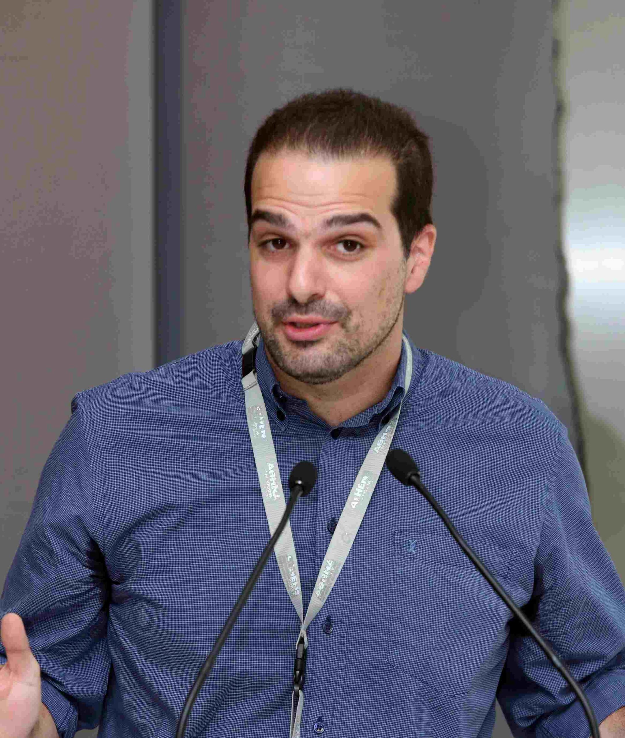 Ο Γαβρηίλ Σακελλαρίδης σε δημόσια εμφάνισή του