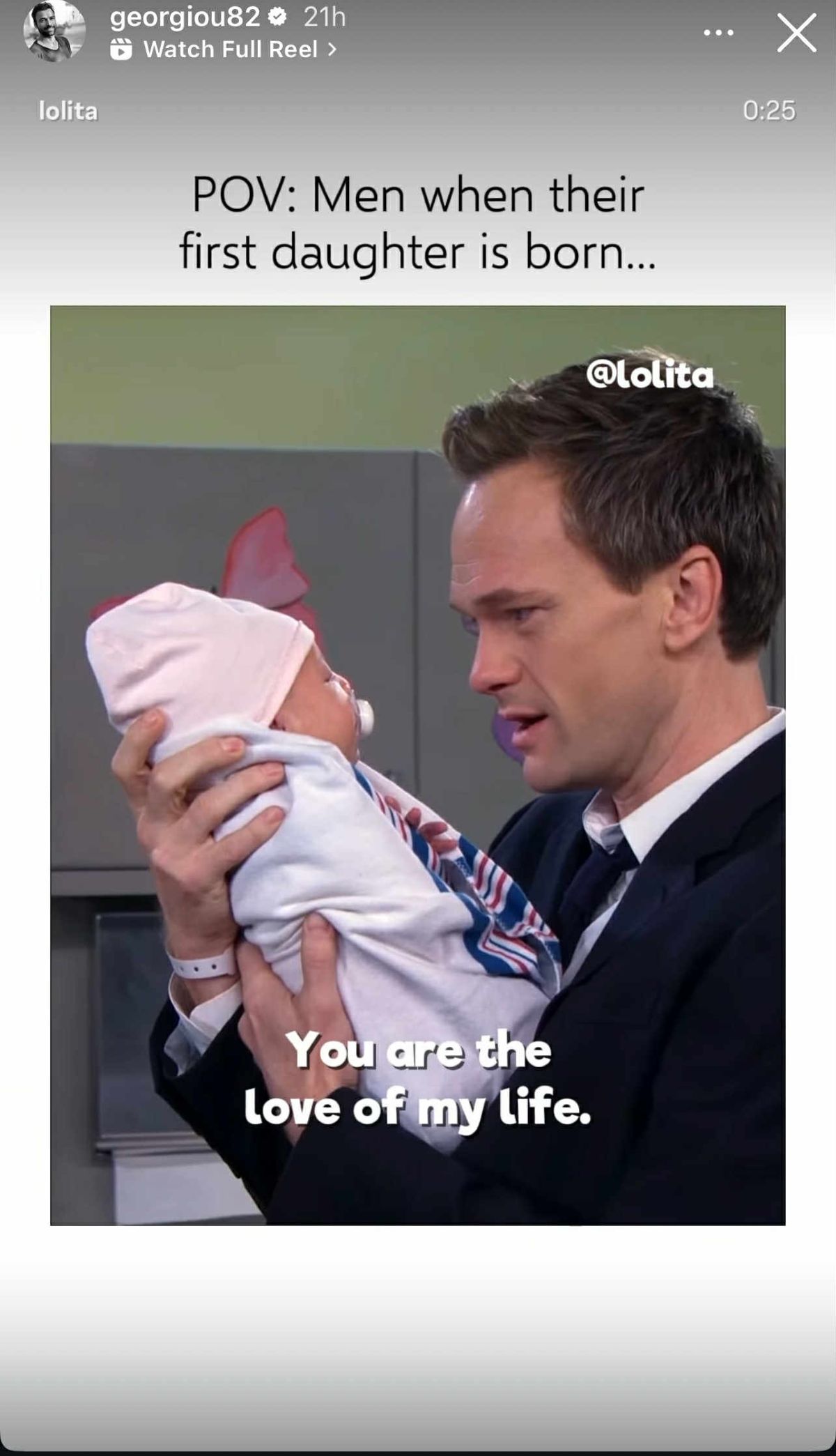 Η τρυφερή ανάρτηση του Ανδρέα Γεωργίου για την κόρη του