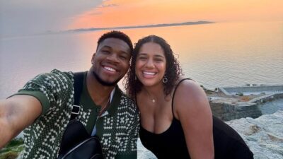 Ο Γιάννης Αντετοκουνμπο με την σύζυγό του