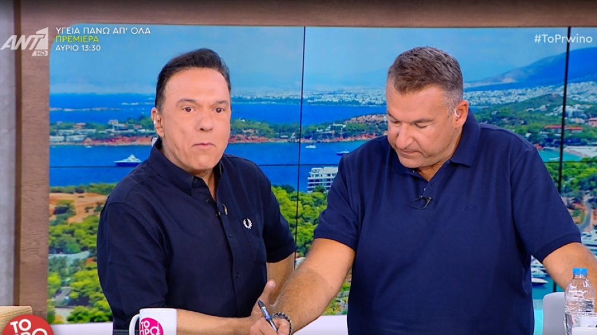 Ο Ποσειδώνας Γιαννόπουλος και ο Γιώργος Λιάγκας