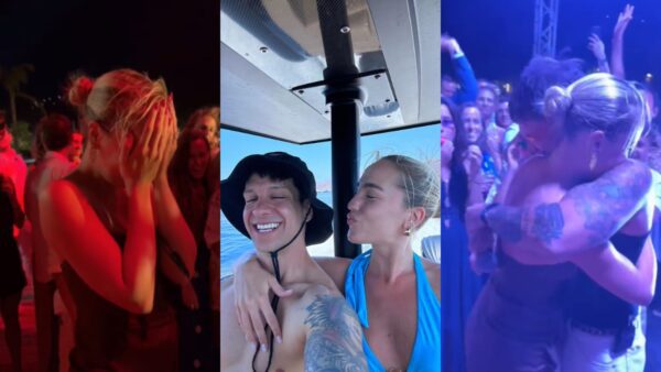 Ο Ηλίας Μπόγδανος και η Αλεξάνδρα Εξαρχοπούλου