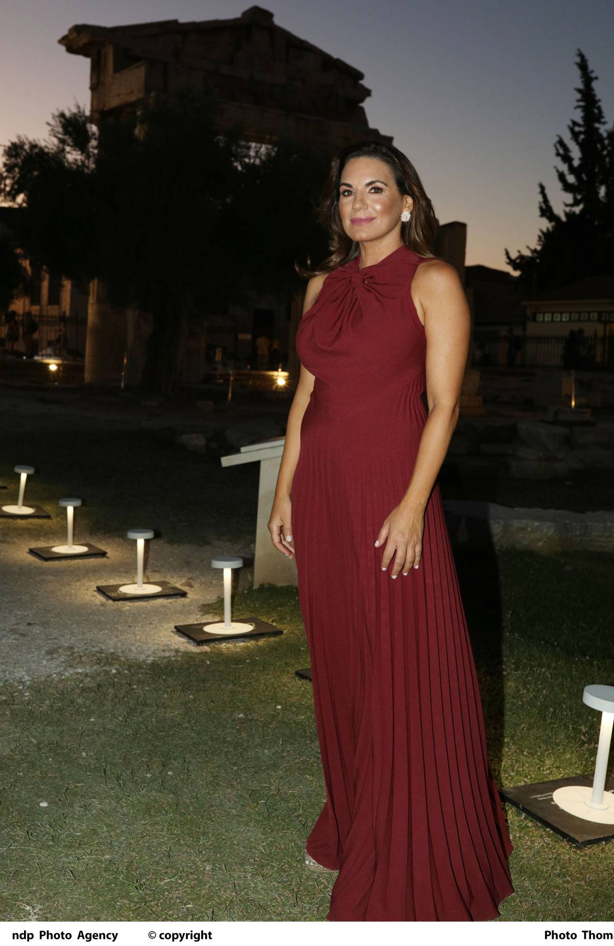 Η Όλγα Κεφαλογιάννη σε έξοδό της