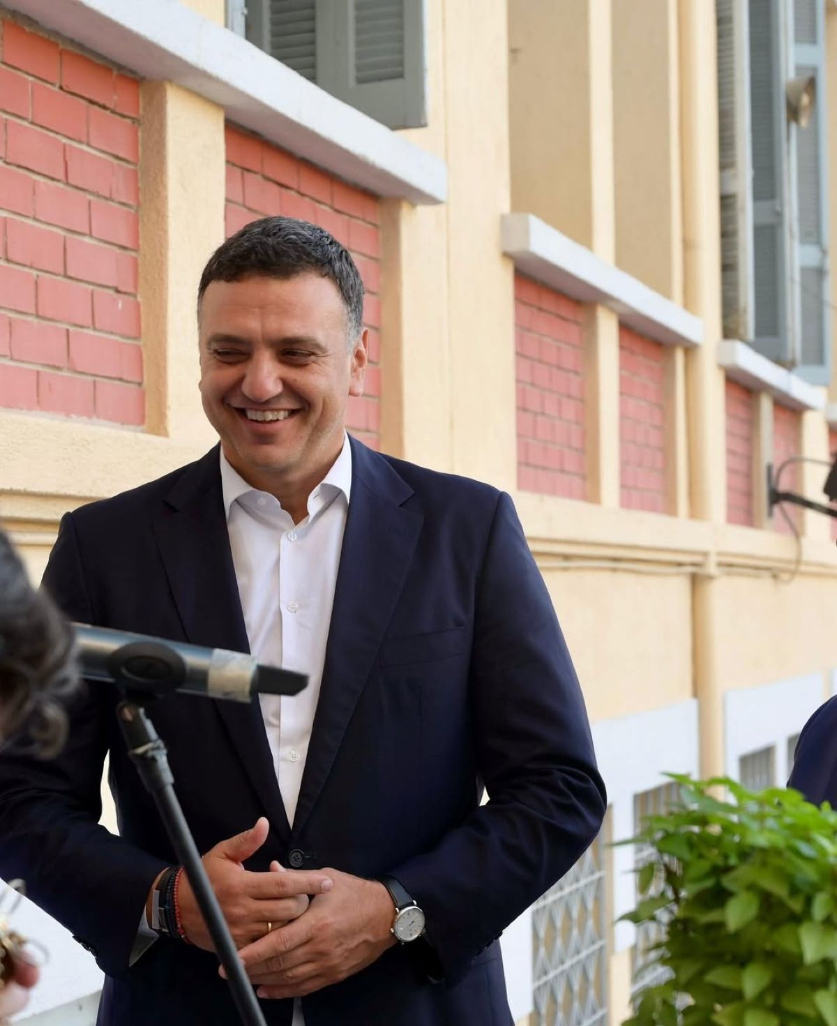 Ο Βασίλειος Κικίλιας στον αγιασμό