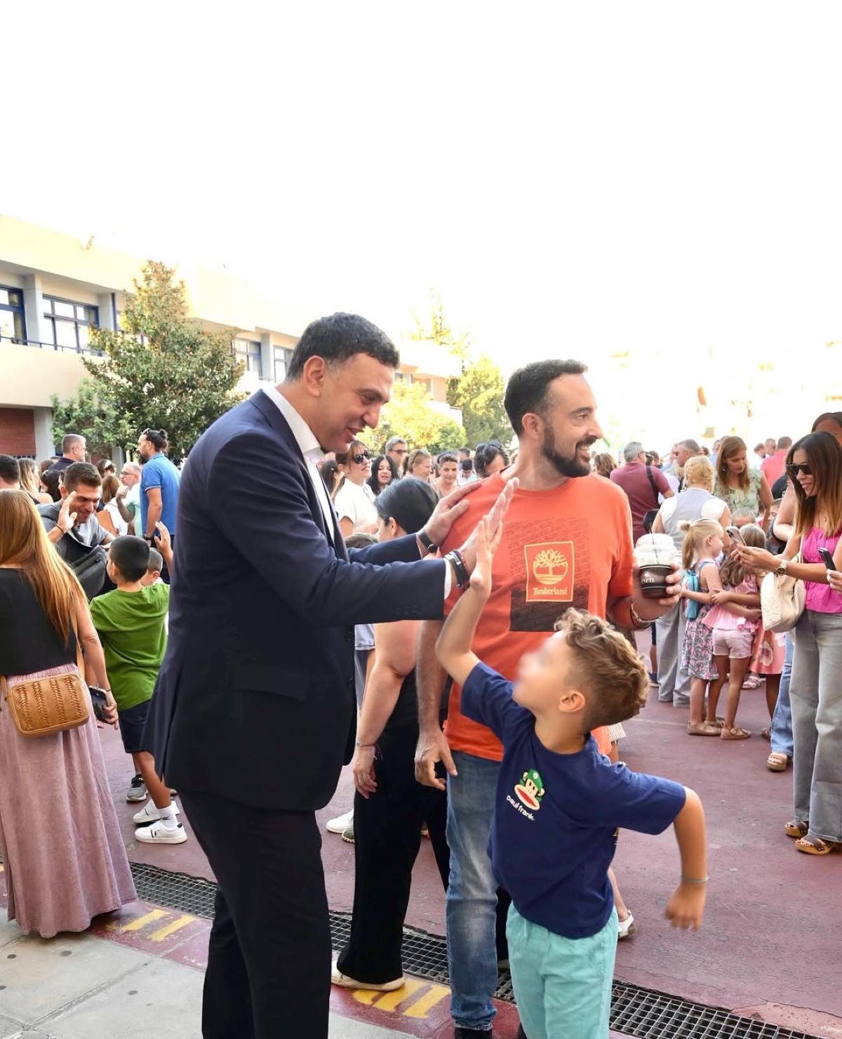 Ο Βασίλειος Κικίλιας στον αγιασμό