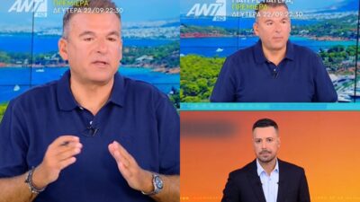 Ο Γιώργος Λιάγκας και ο Πέτρος Κουσουλός