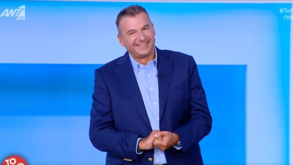 Ο Γιώργος Λιάγκας στην πρεμιέρα του Πρωινού