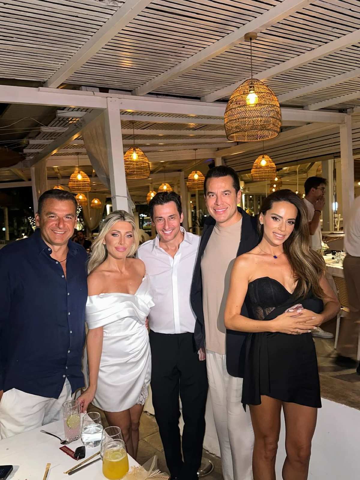 Ο Λιάγκας και η Αντωνά στο γάμο Καλίδη - Μάρκογλου