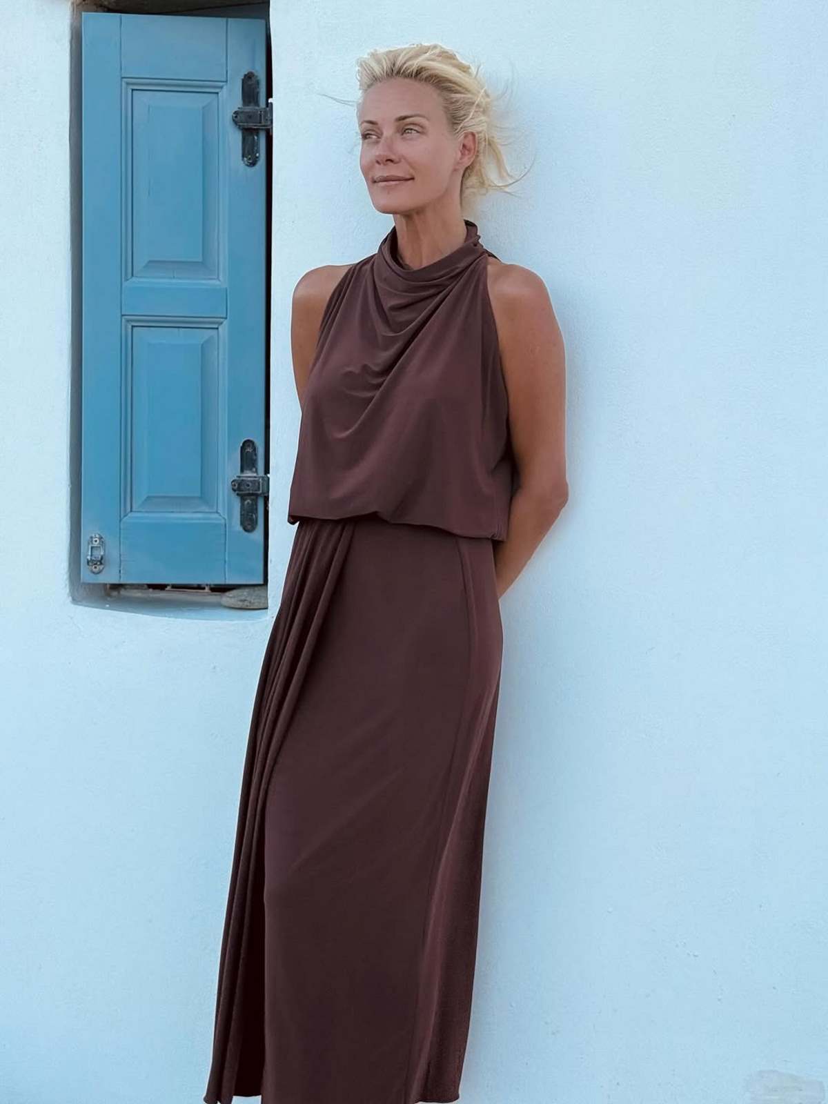 H Ζέτα Μακρυπούλια σε νησί