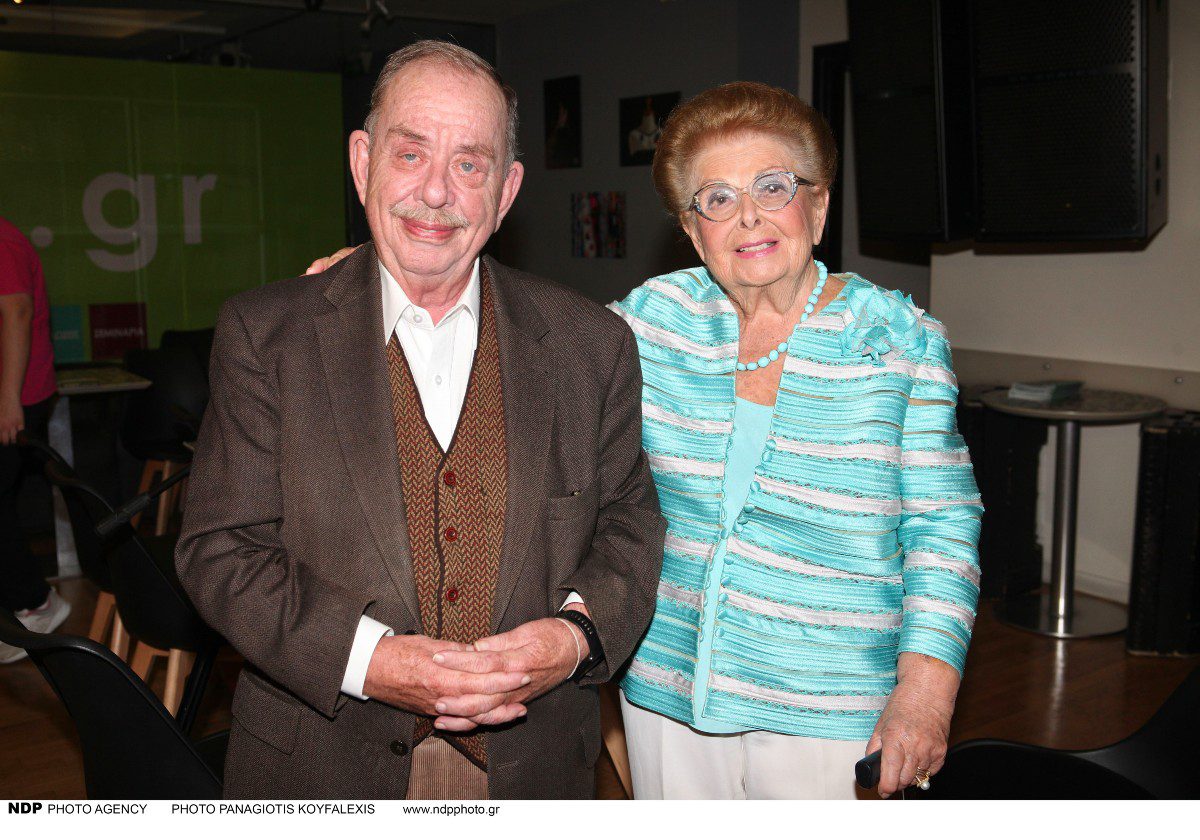 Ο Ηλίας Μαμαλάκης και η Βέφα Αλεξιάδου