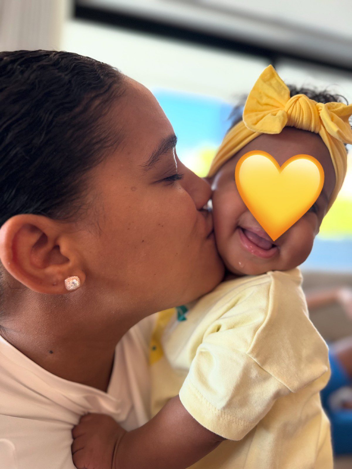 Η Μαράια με την κόρη της