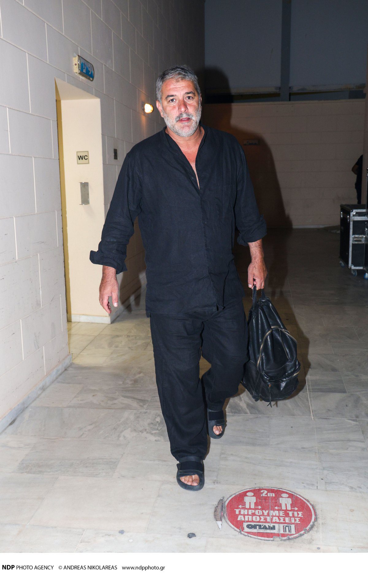 Ο Βασίλης Μπισμπίκης στη συναυλία της Δέσποινας Βανδή