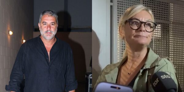 Βασίλης Μπισμπίκης και κάτοικος της Φιλοθέης