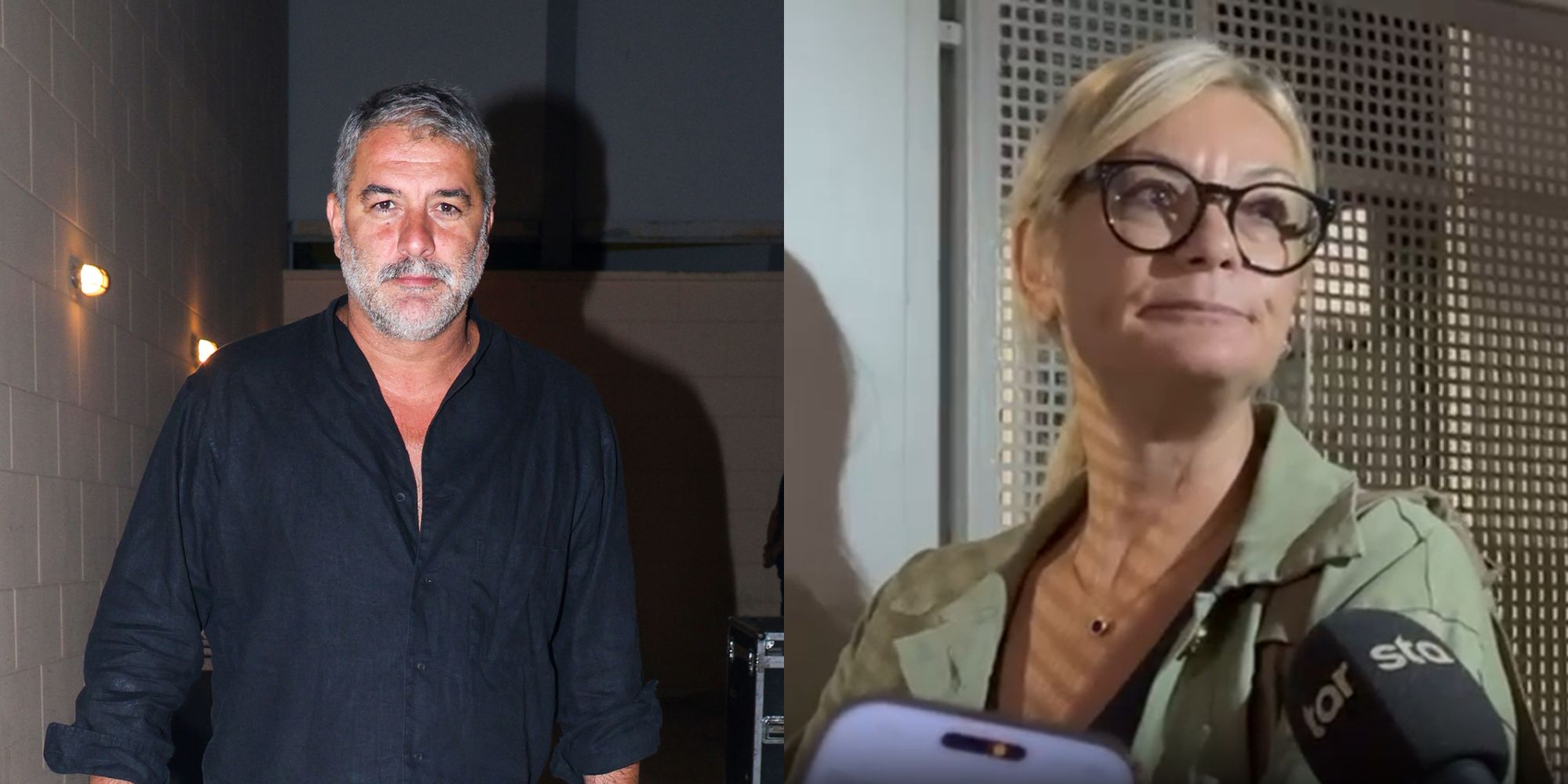 Βασίλης Μπισμπίκης και κάτοικος της Φιλοθέης