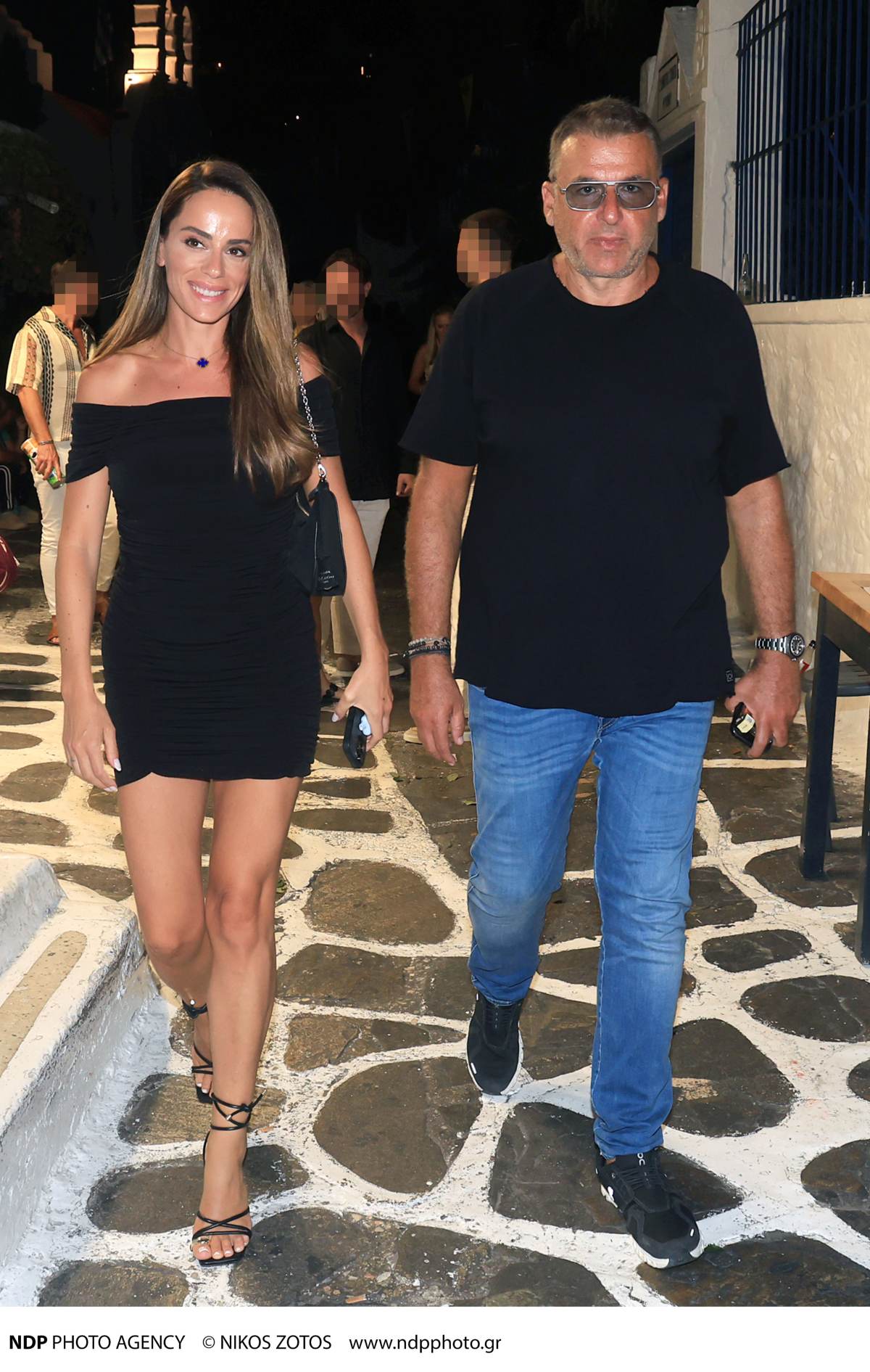 Ο Γιώργος Λιάγκας και η Μαρία Αντωνά στη Μύκονο