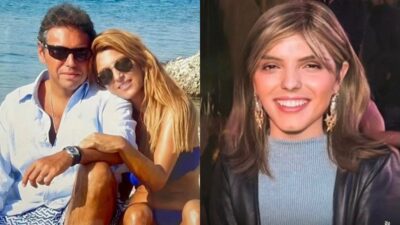 Ο Διαμαντής Λεμός και η Μπέσσυ Λεμού με την κόρη τους