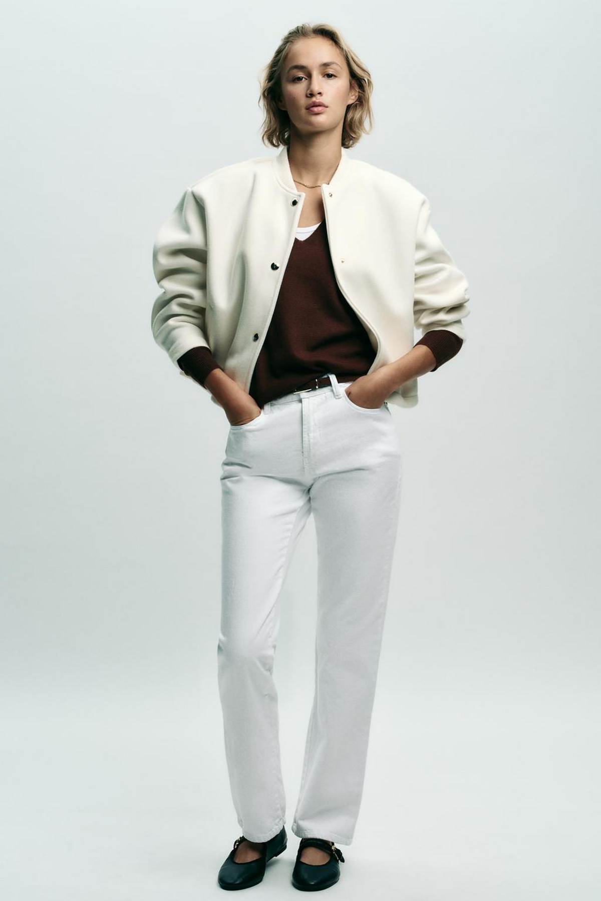 college μπουφάν zara