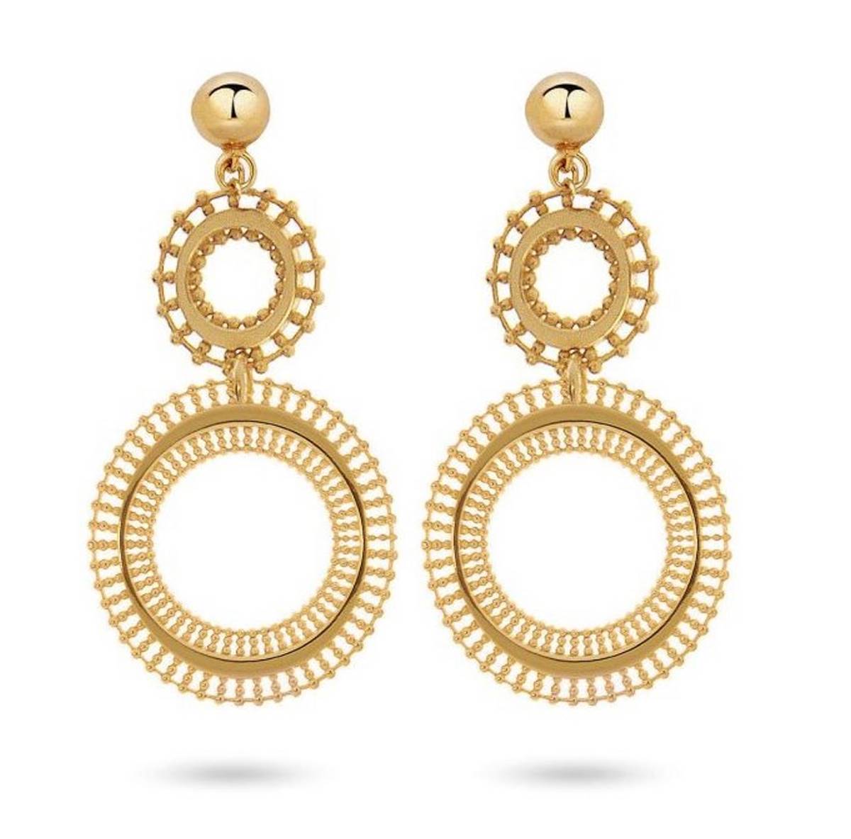 χρυσαφί σκουλαρίκια