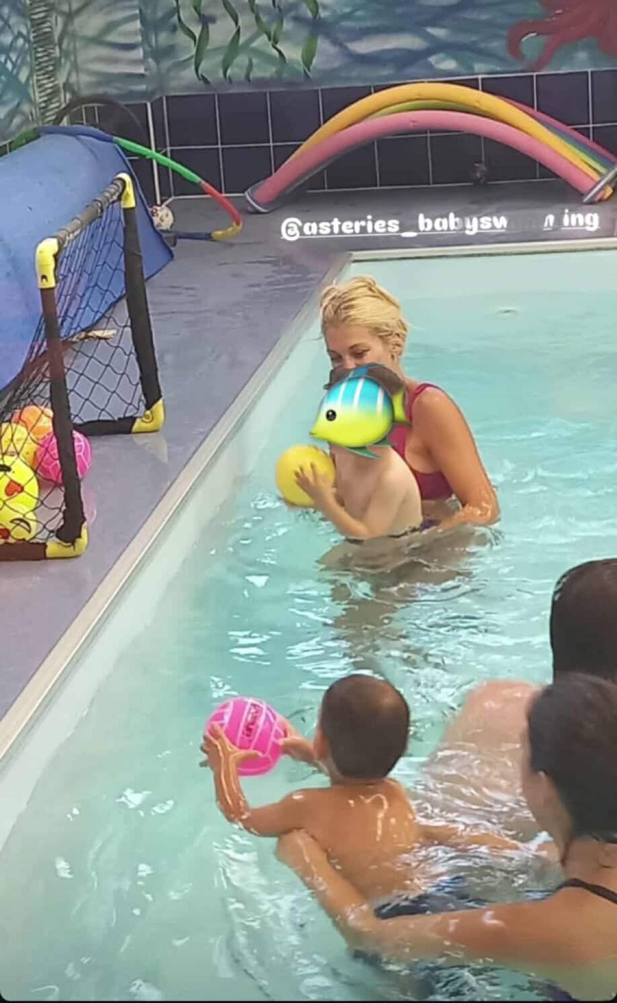 Η Κωνσταντίνα Σπυροπούλου με τον γιο της