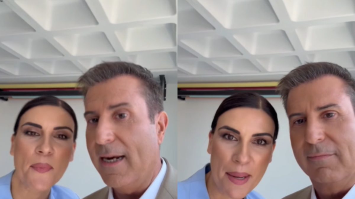 Ο Παναγιώτης Στάθης και η Άννα Λιβαθυνού