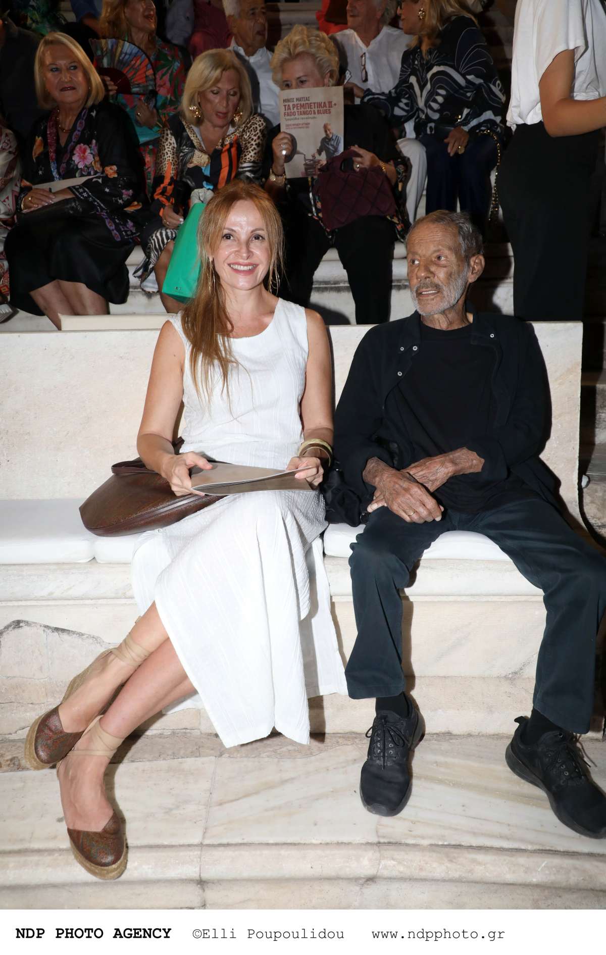 Η Ηρώ Σαΐα και ο Σταύρος Ξαρχάκος στο Ηρώδειο-Μίνως Μάτσας "Τα Ρεμπέτικα ΙΙ+Fado & Tango & Blues"