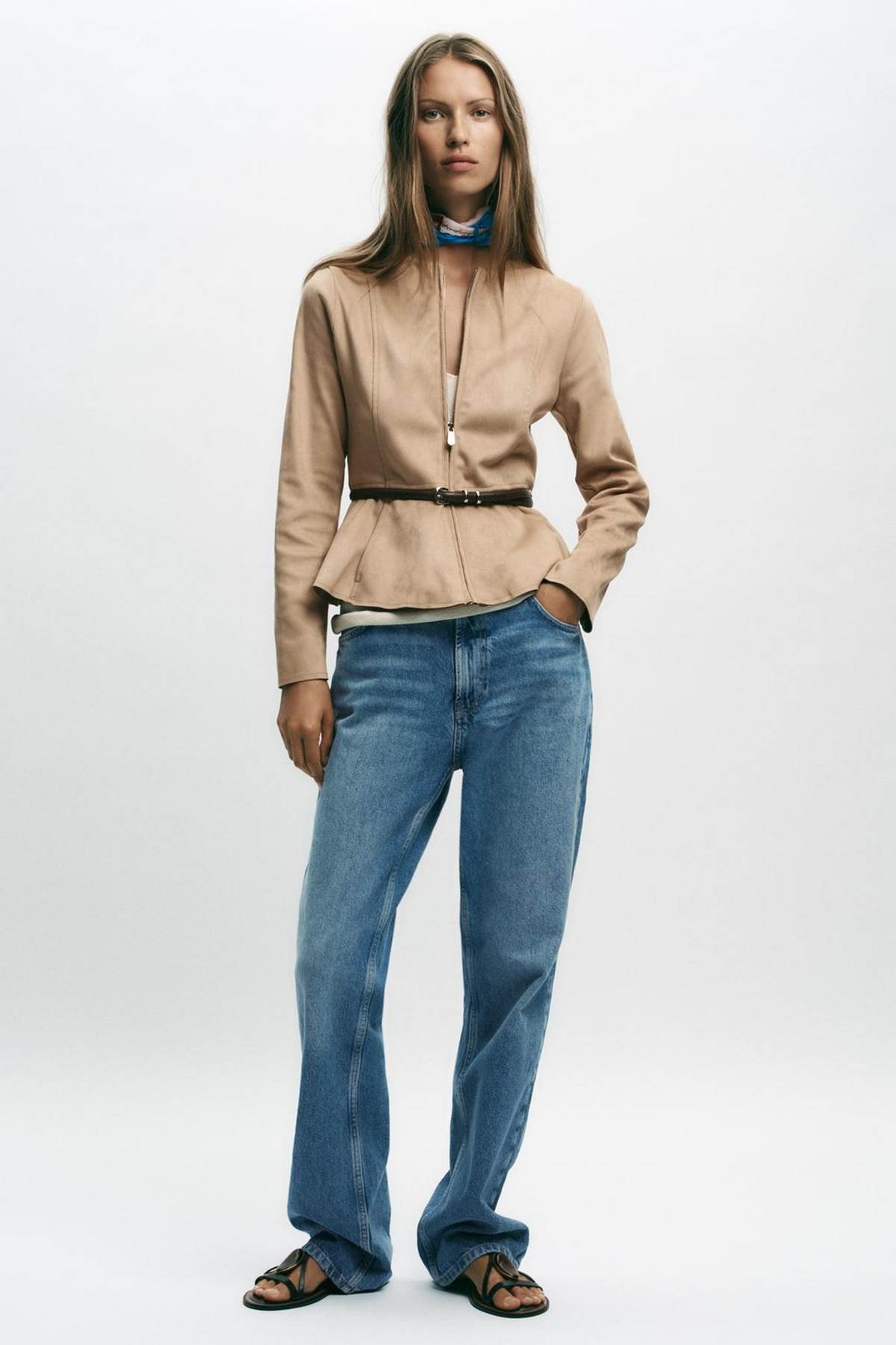 suede μπουφάν zara