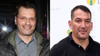 Ο Τάσος Τεργιάκης και ο Πύρρος Δήμας