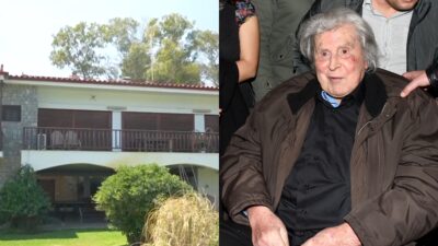 Ο Μίκης Θεοδωράκης και το σπίτι του στο Βραχάτι