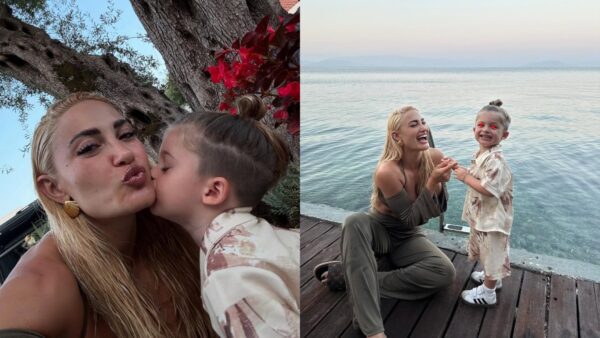 Η Ιωάννα Τούνη και ο μικρός Πάρης