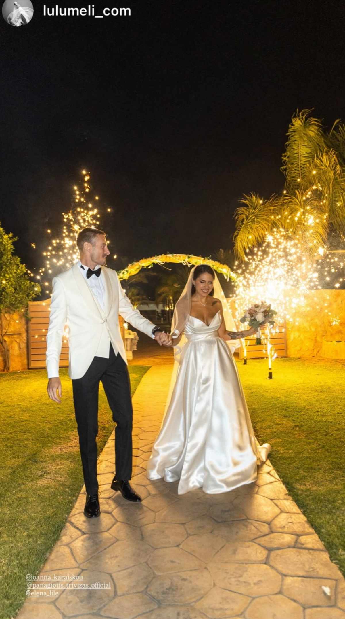 Ο Παναγιώτης Τριβυζάς και η σύζυγός του