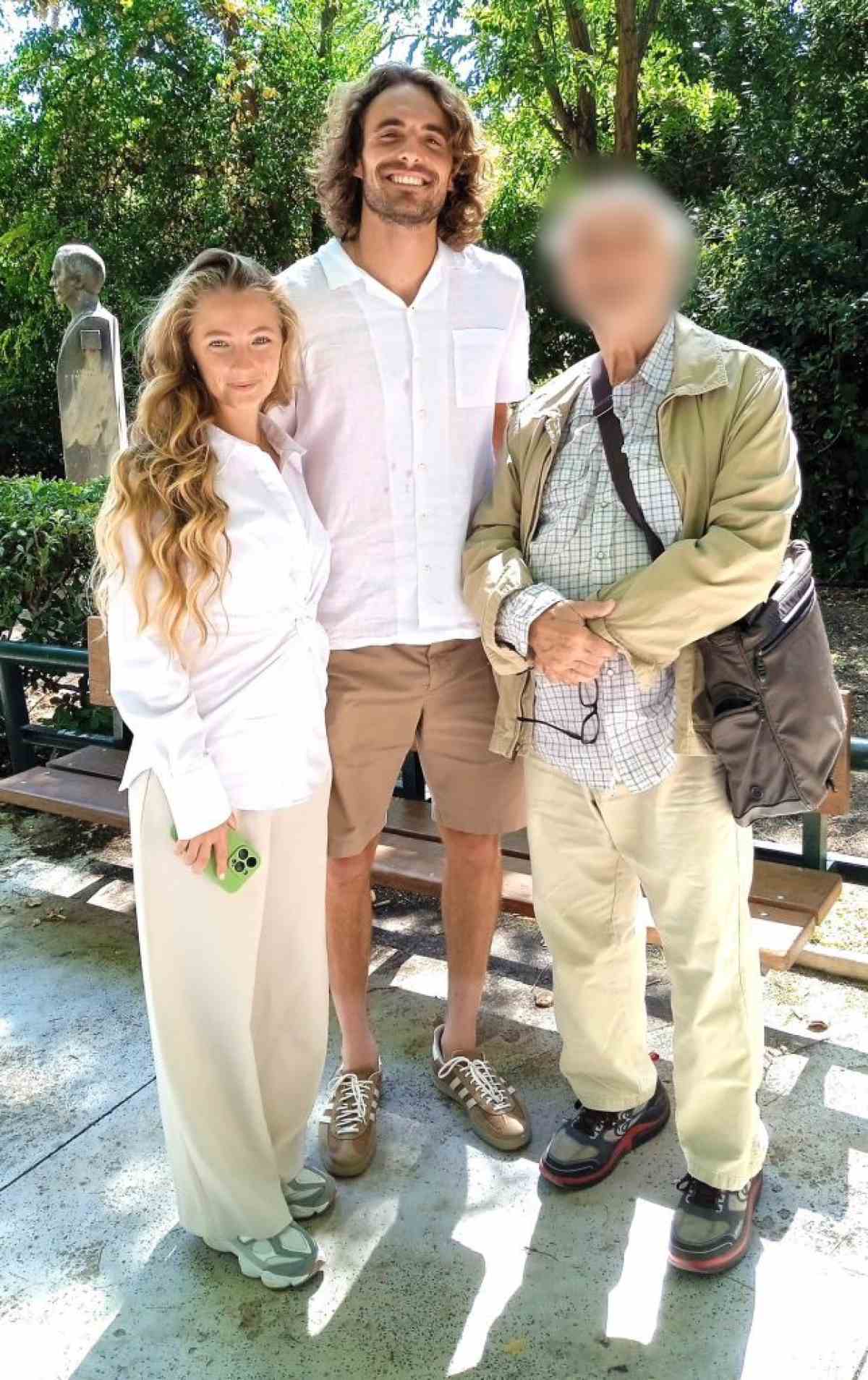 Ο Στέφανος Τσιτσιπάς με τη φημολογούμενη νέα σύντροφό του