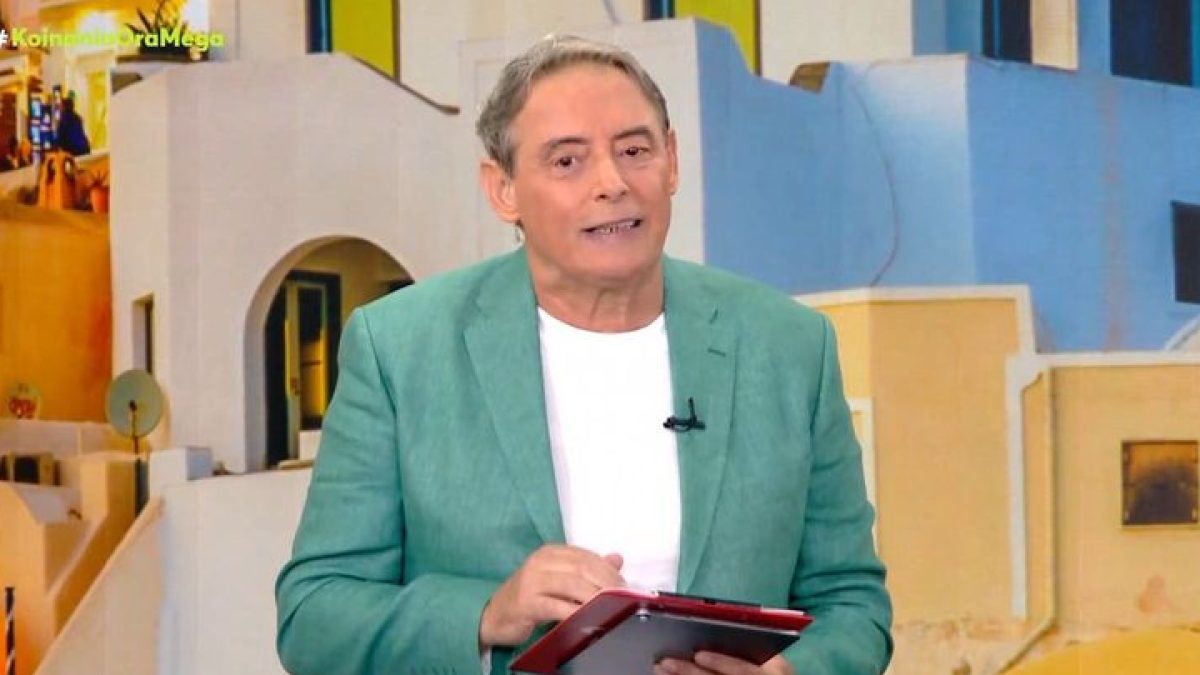 Ο Ιορδάνης Χασαπόπουλος στο Κοινωνία Ώρα Mega