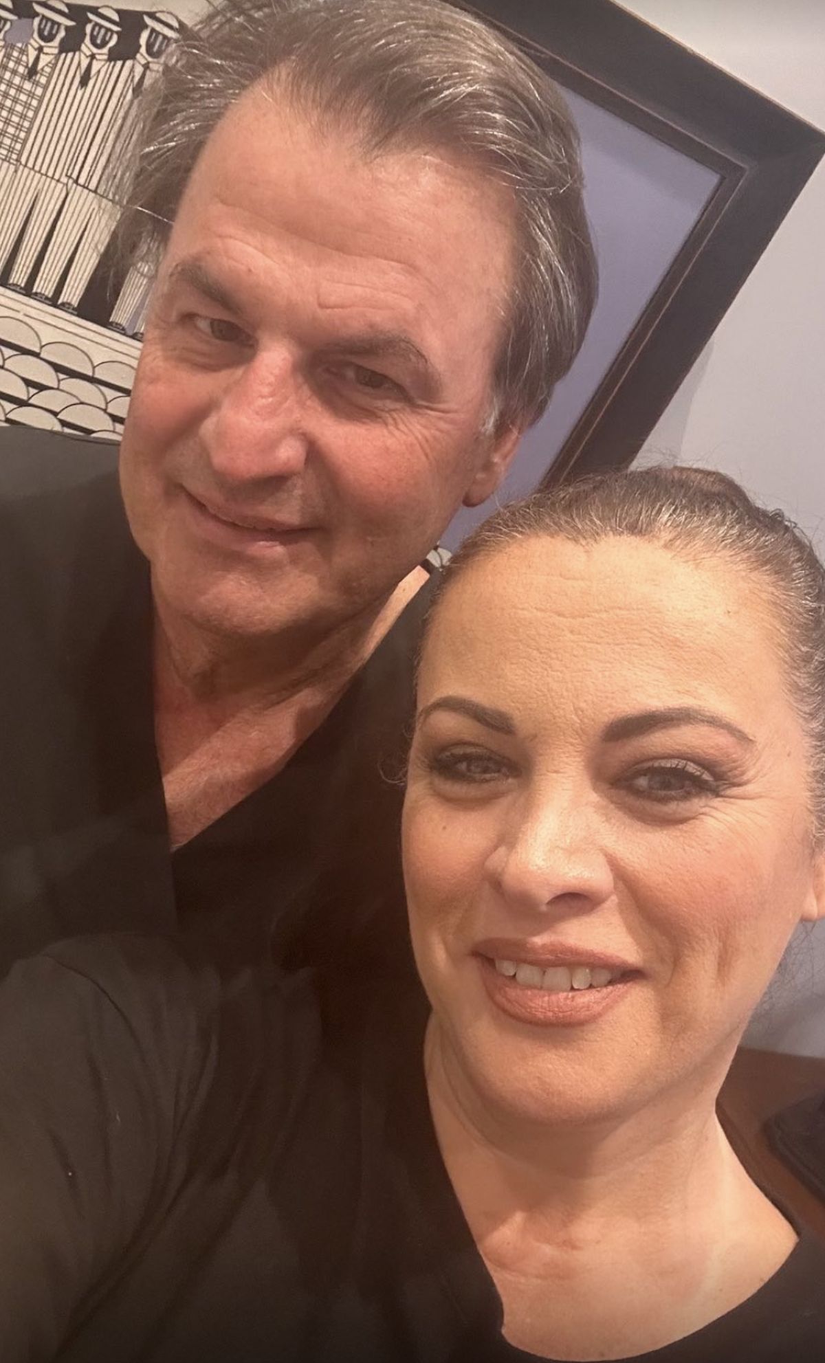 Η Χρονοπούλου με τον γιατρό της