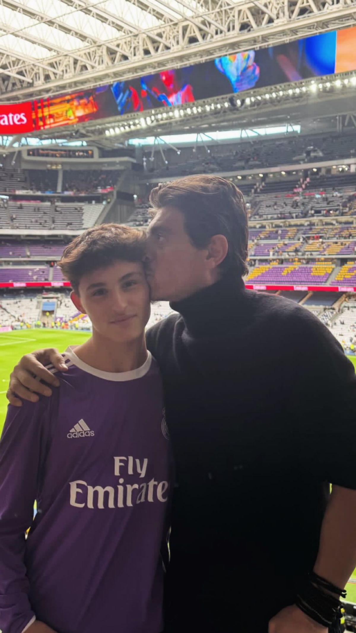 Ο Δημήτρης Γιαννακόπουλος με το γιο του