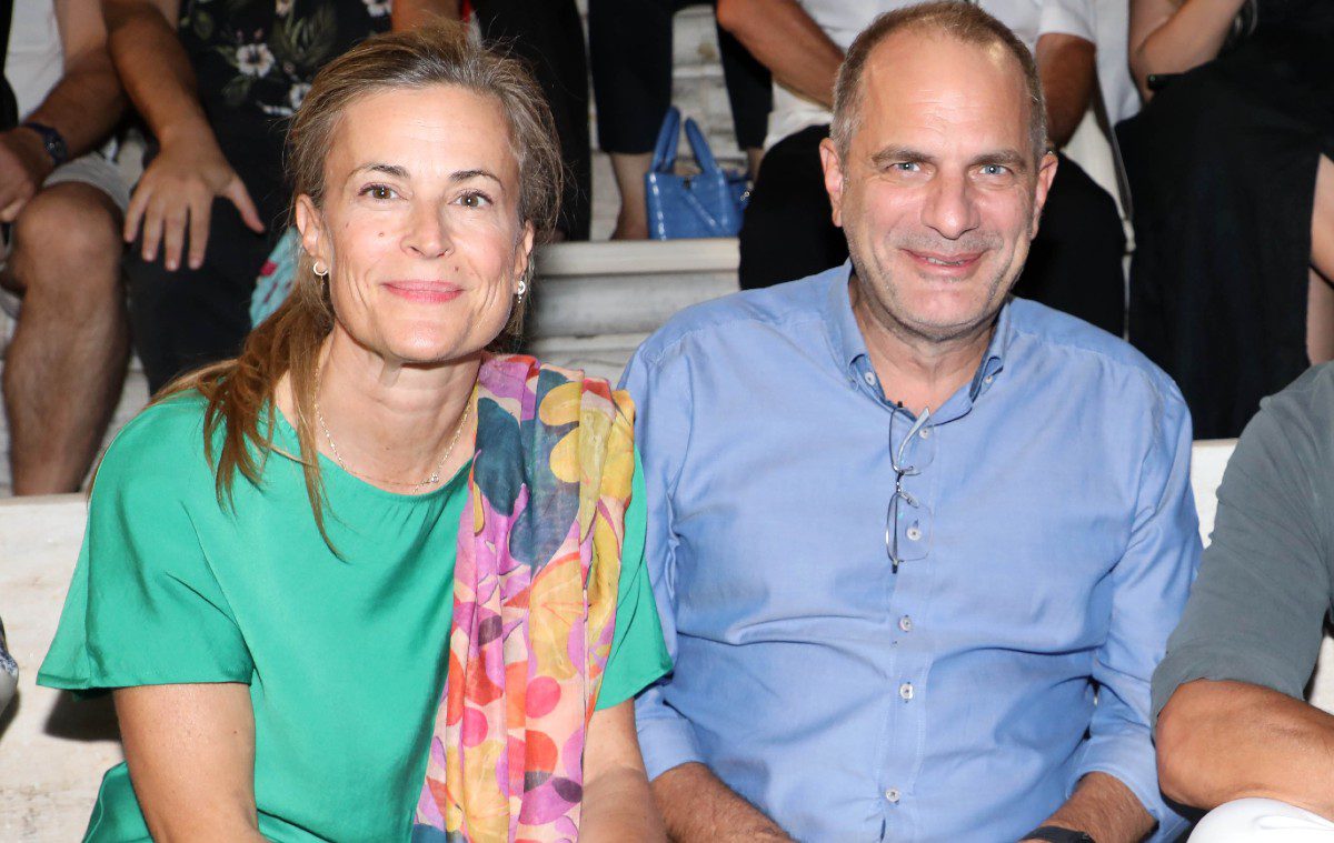 O Κωνσταντίνος Ζούλας με τη σύζυγό του, Φωτεινή Στρατηγάκη